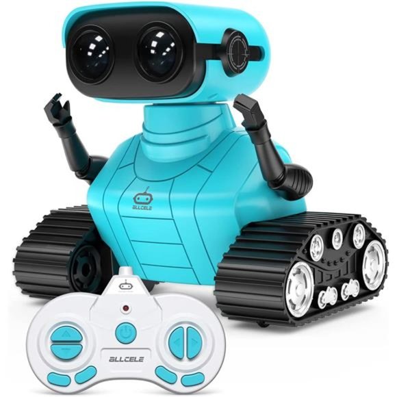 Robot Toys, Rechargeable RC Robots for Kids Boys, Remote Control Toy with Music - Picture 1 of 6